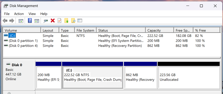 Disk Managment